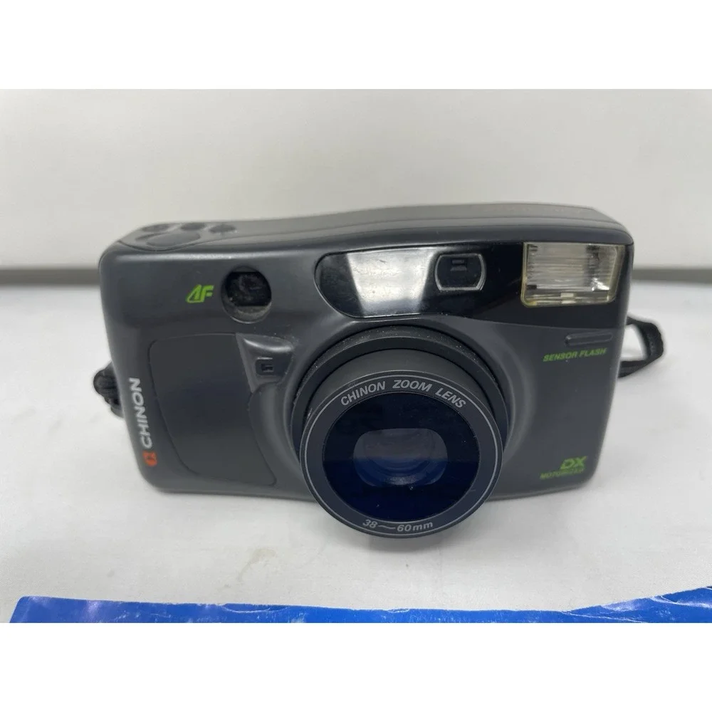 Chinon Auto 386Z 35mm Camera VTG Tested Working‎
